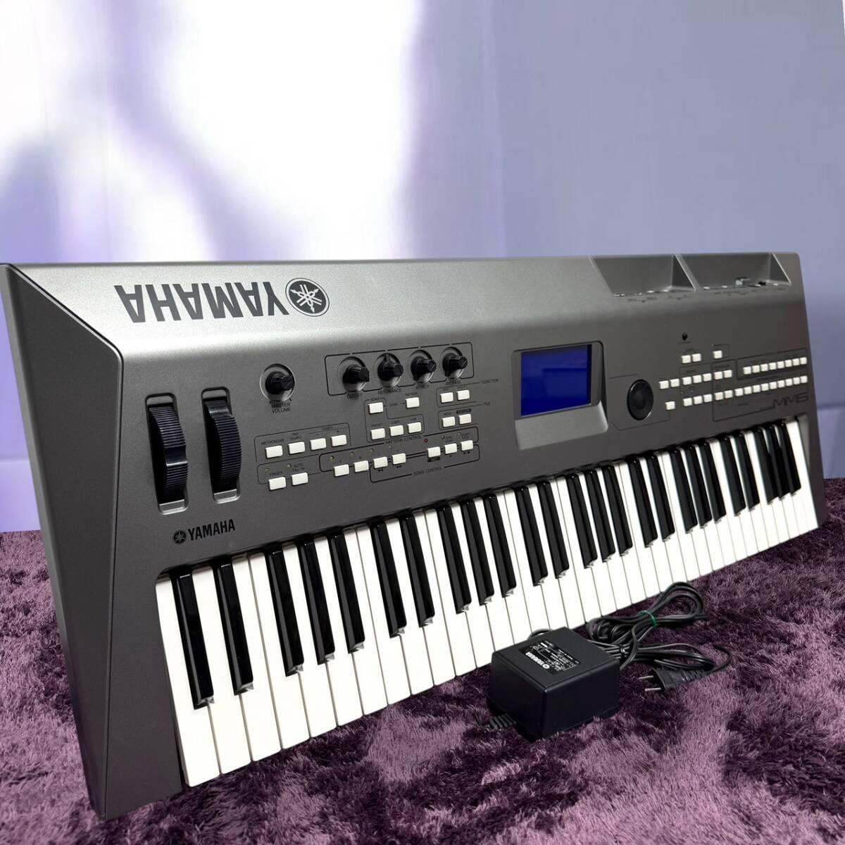 Yamaha MM6 61-Key Synthesizer MOTIF Sound Engine USB MIDI Excellent Shape Japan
