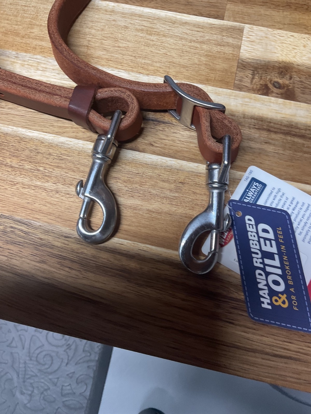 Weaver Leather Working Tack Tie Down, Harness Leather, 30-1076