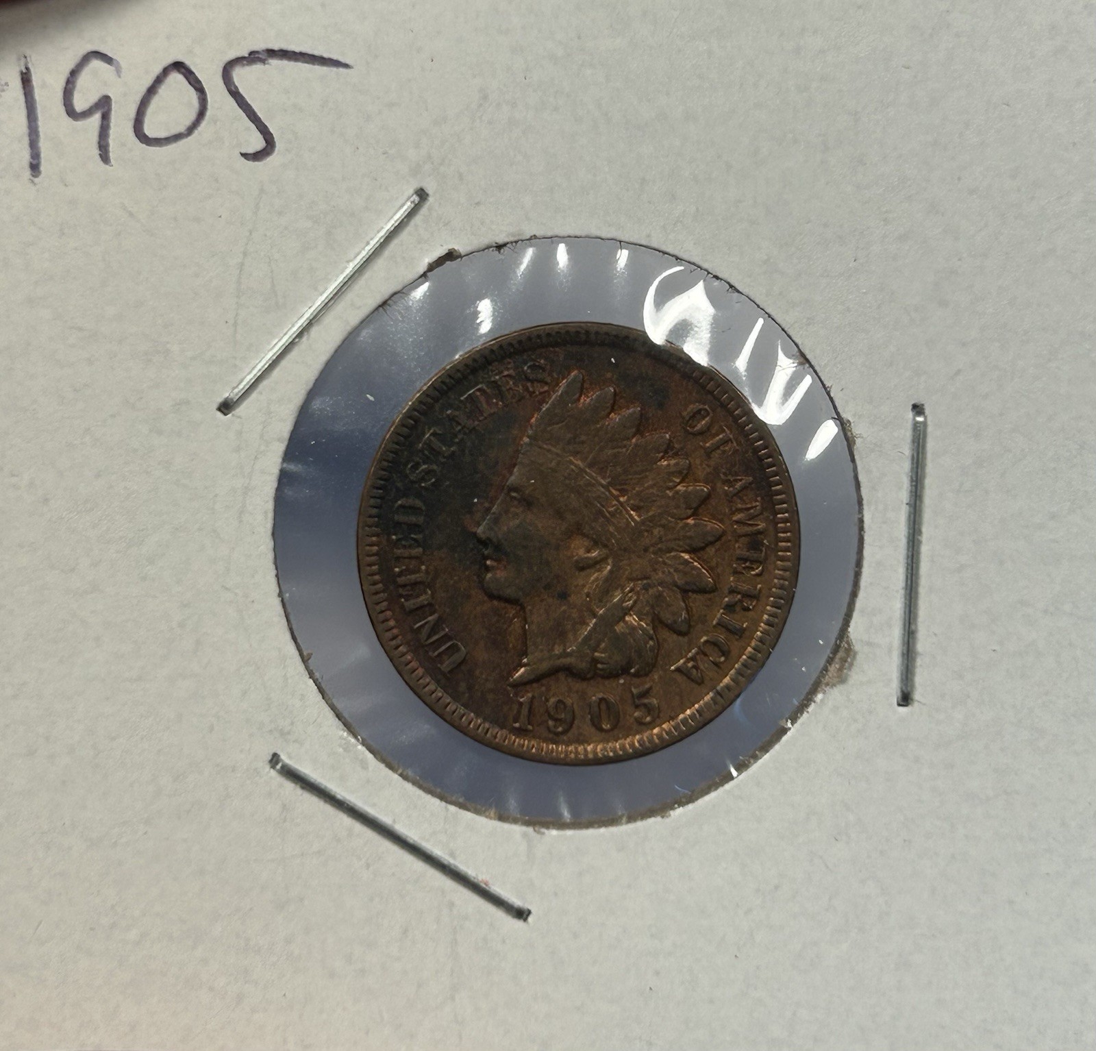 1905 Indian Head Cent Coin