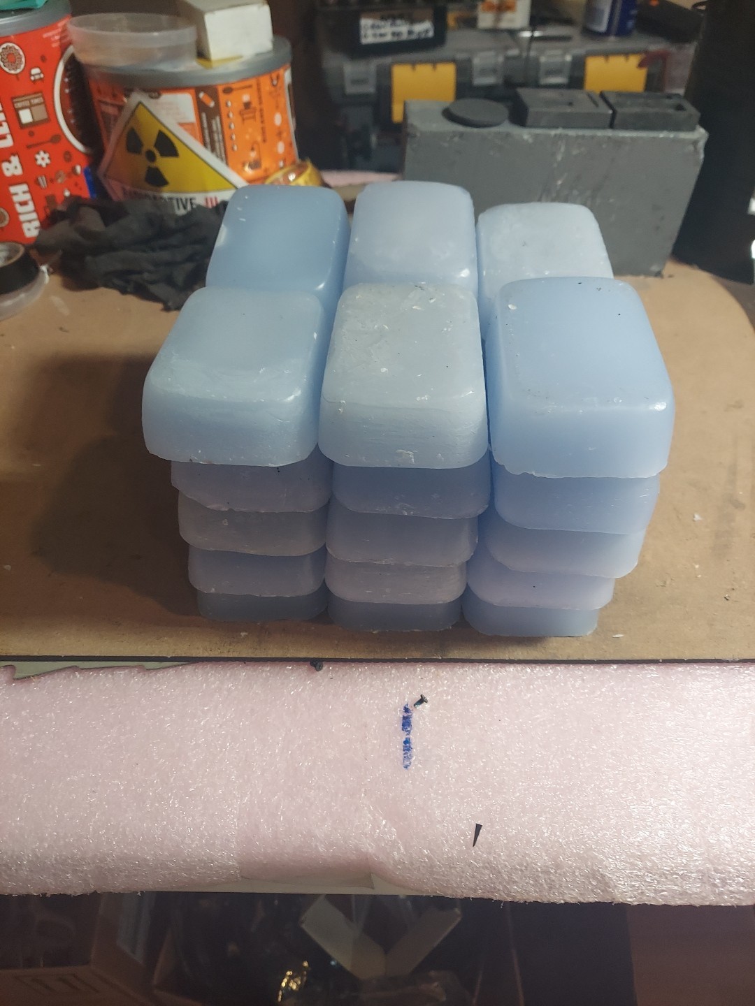 Borated Paraffin Wax Bars For Research - 30 bars per order