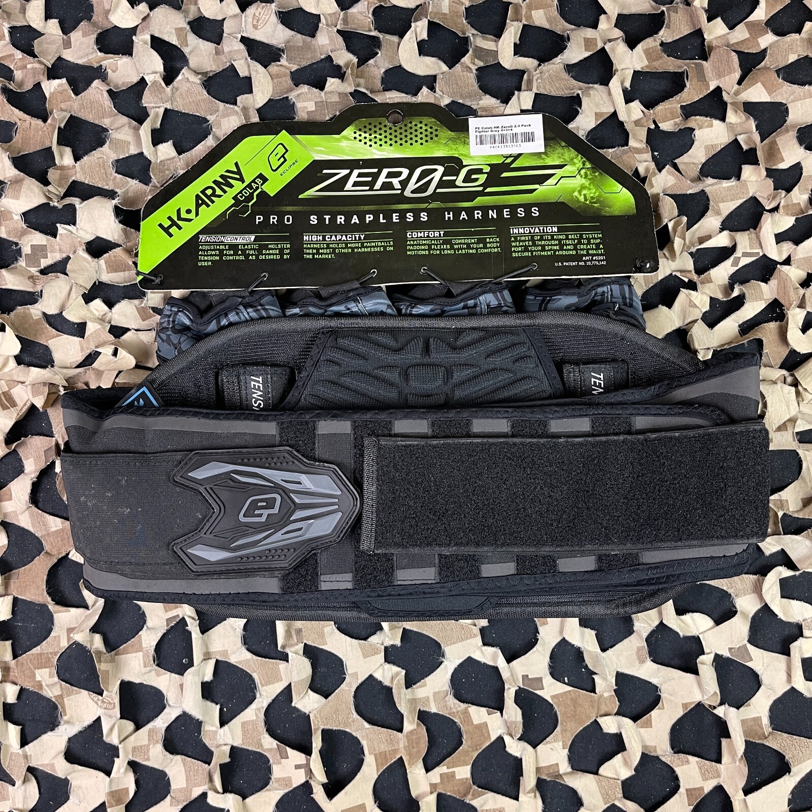 NEW Planet Eclipse Zero-G 2.0 4+3+4 Paintball Harness - Fighter Grey
