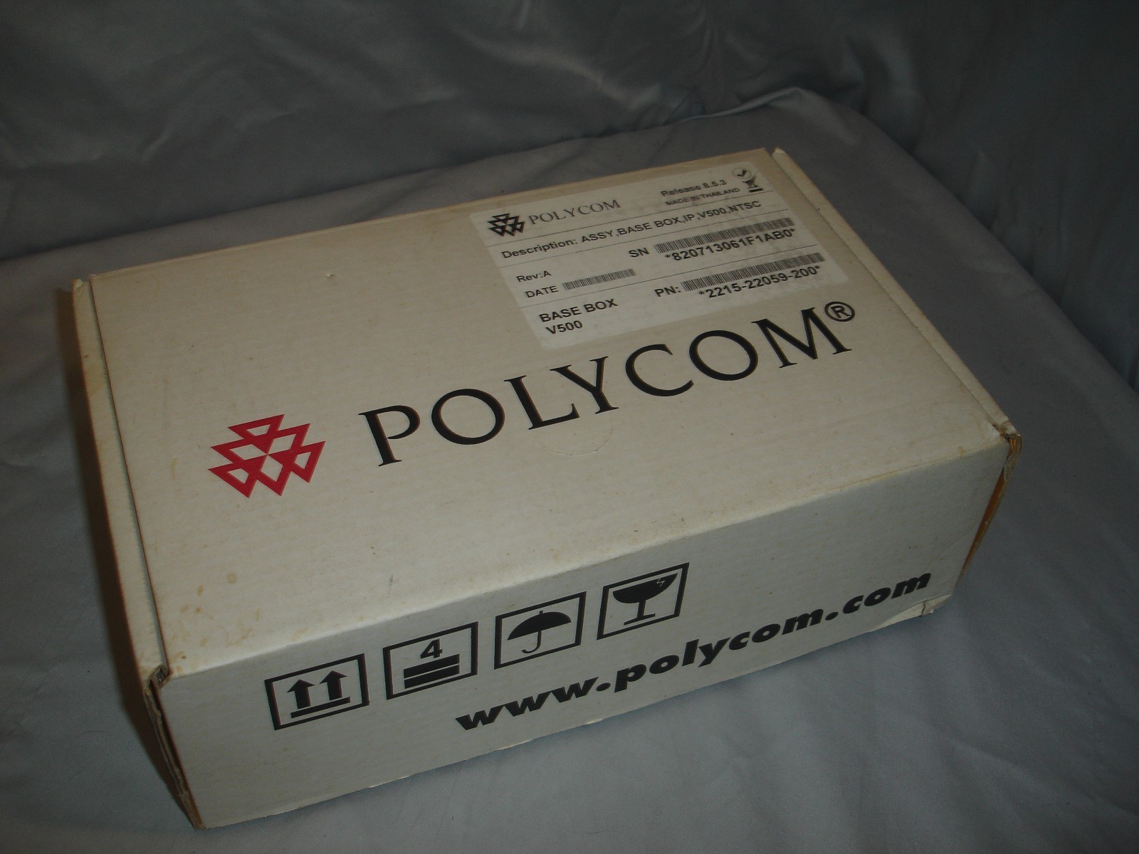 Polycom V500 Video Conferencing System Base Box (Open Box) & Accessories (Mixed)
