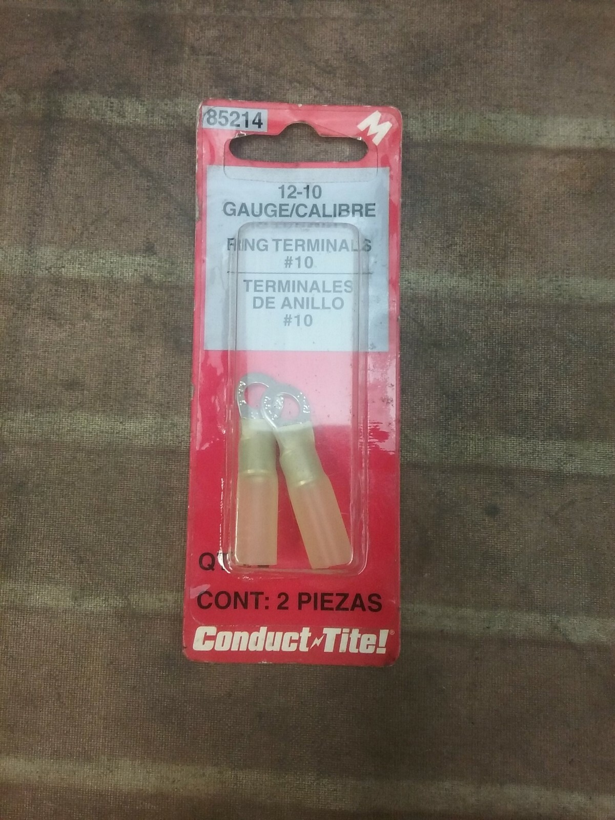Motormite 12-10 Ga #10 85214 Ring Terminal