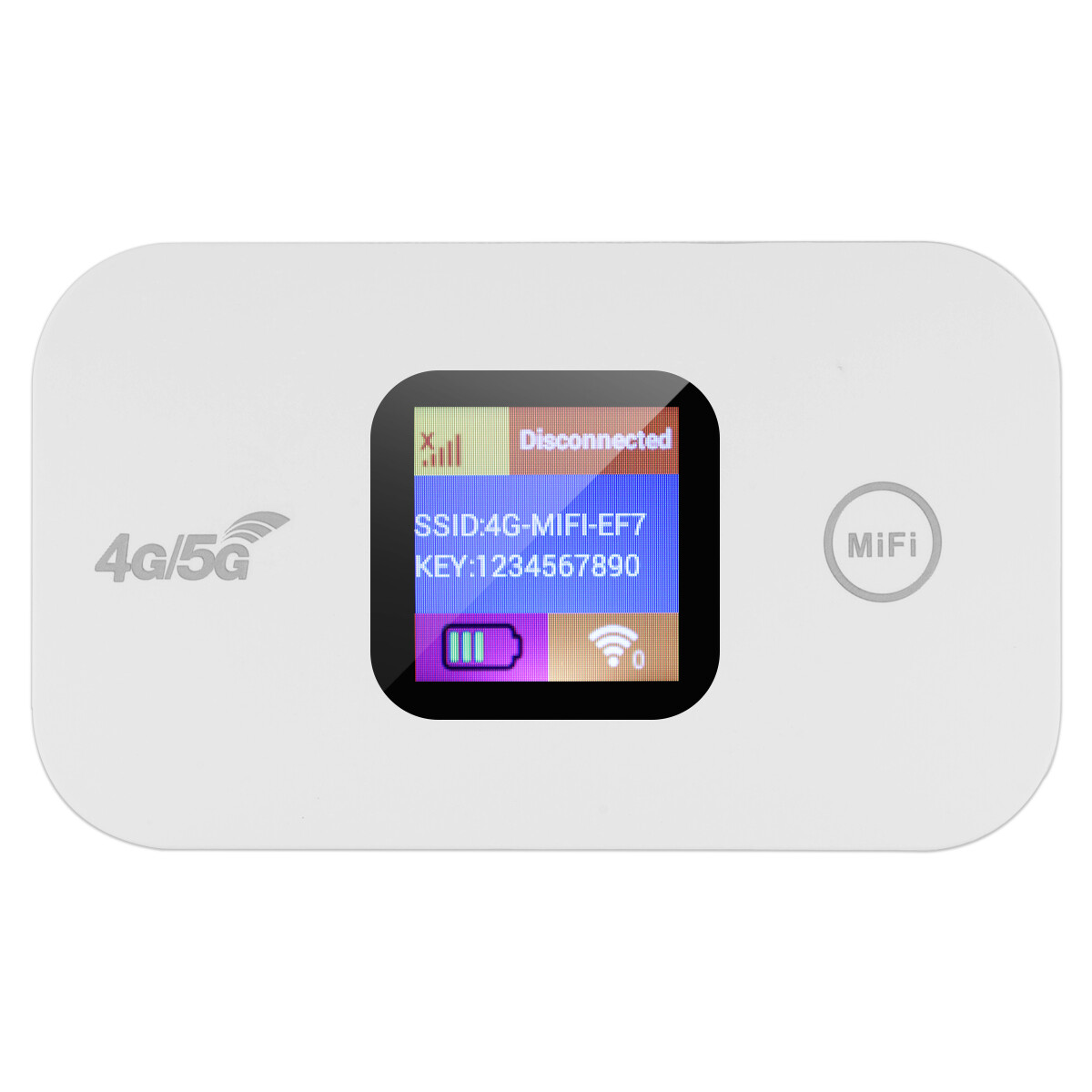 Portable LTE 4G Wireless WiFi Router Mobile Broadband MIFI LCD Hotspot 2100 mAh