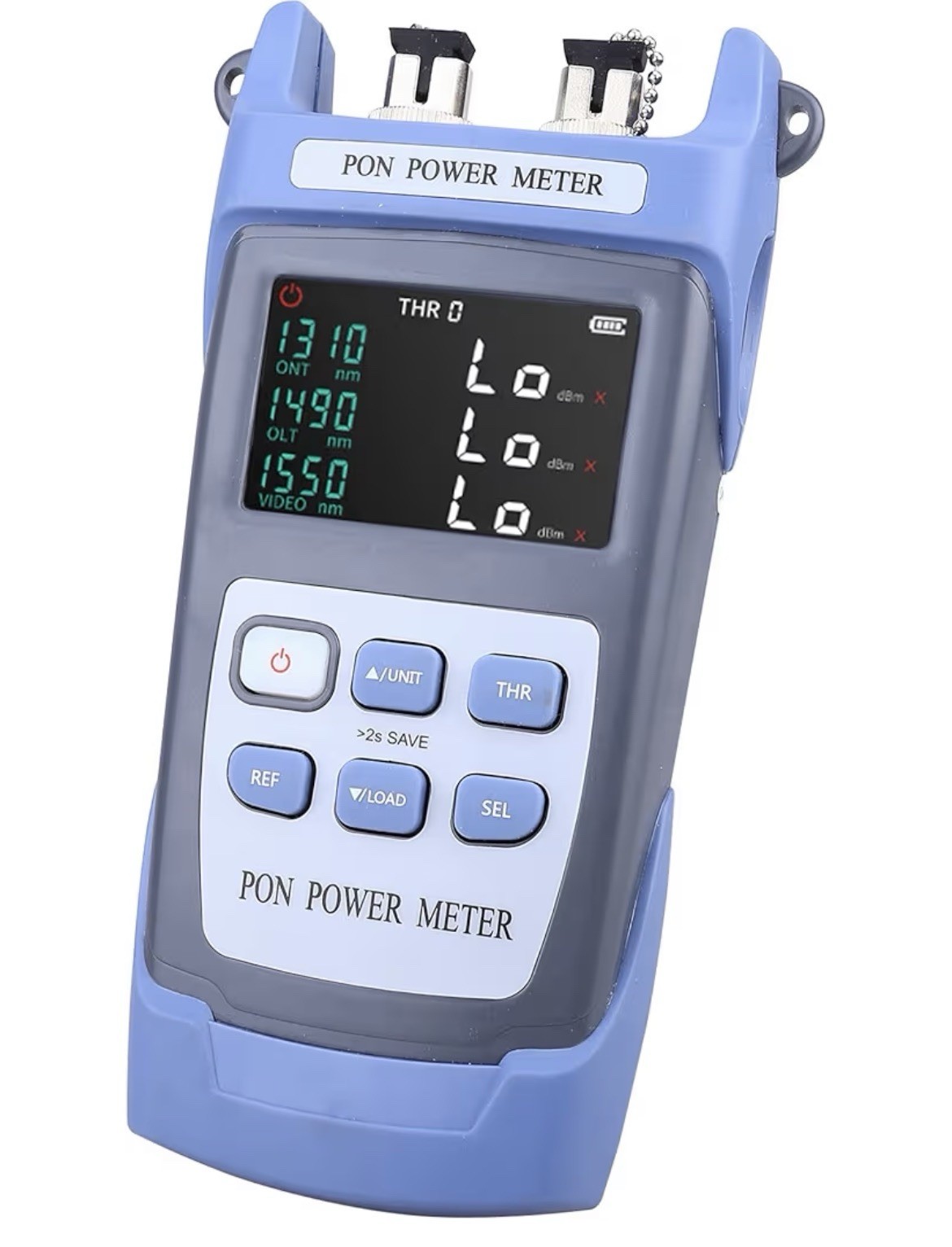 Handheld PON Power Meter Optical Fiber Tester FTTX ONT/OLT 1310nm/1490nm/1550nm