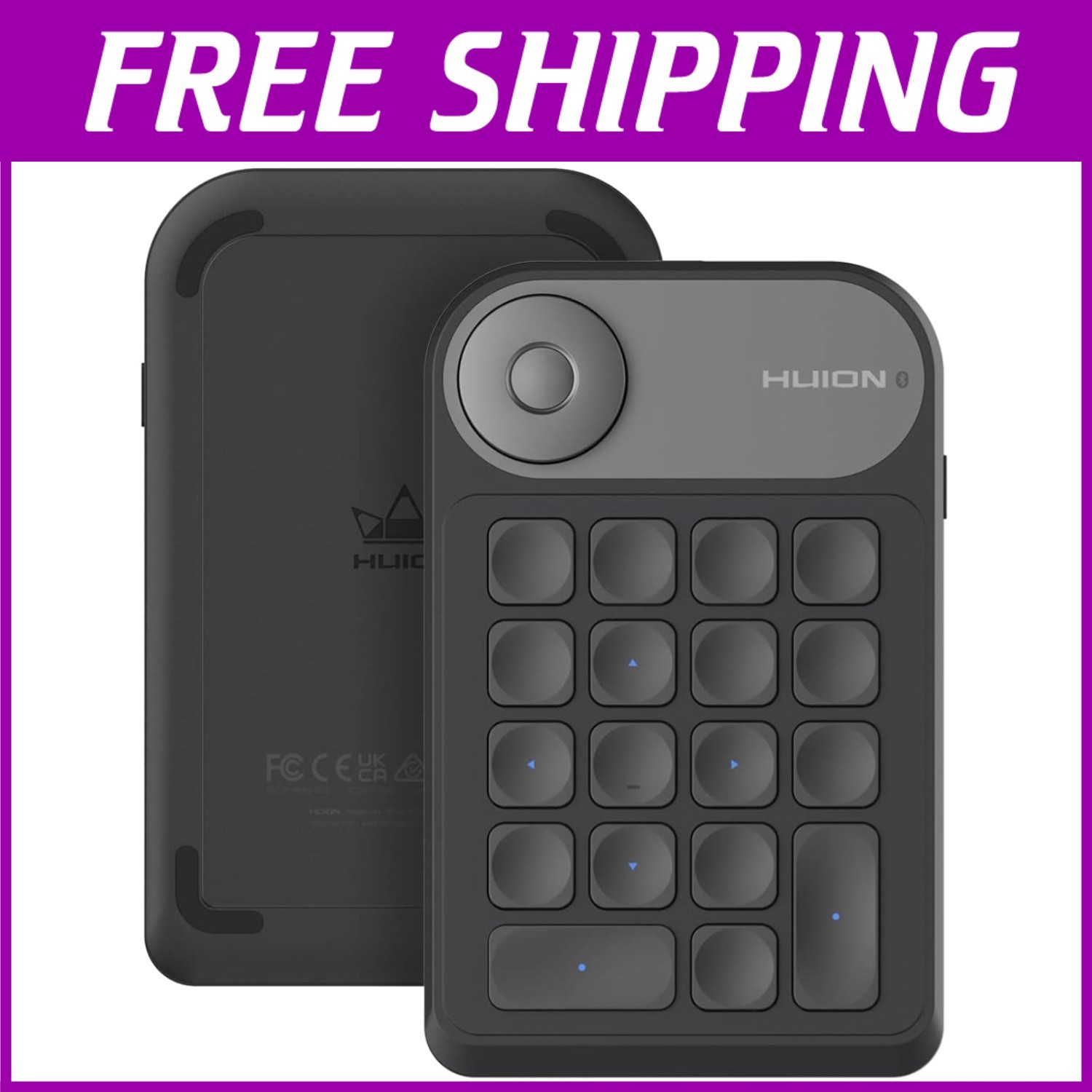 Mini Bluetooth Keypad with Dial for Drawing Tablet, PC