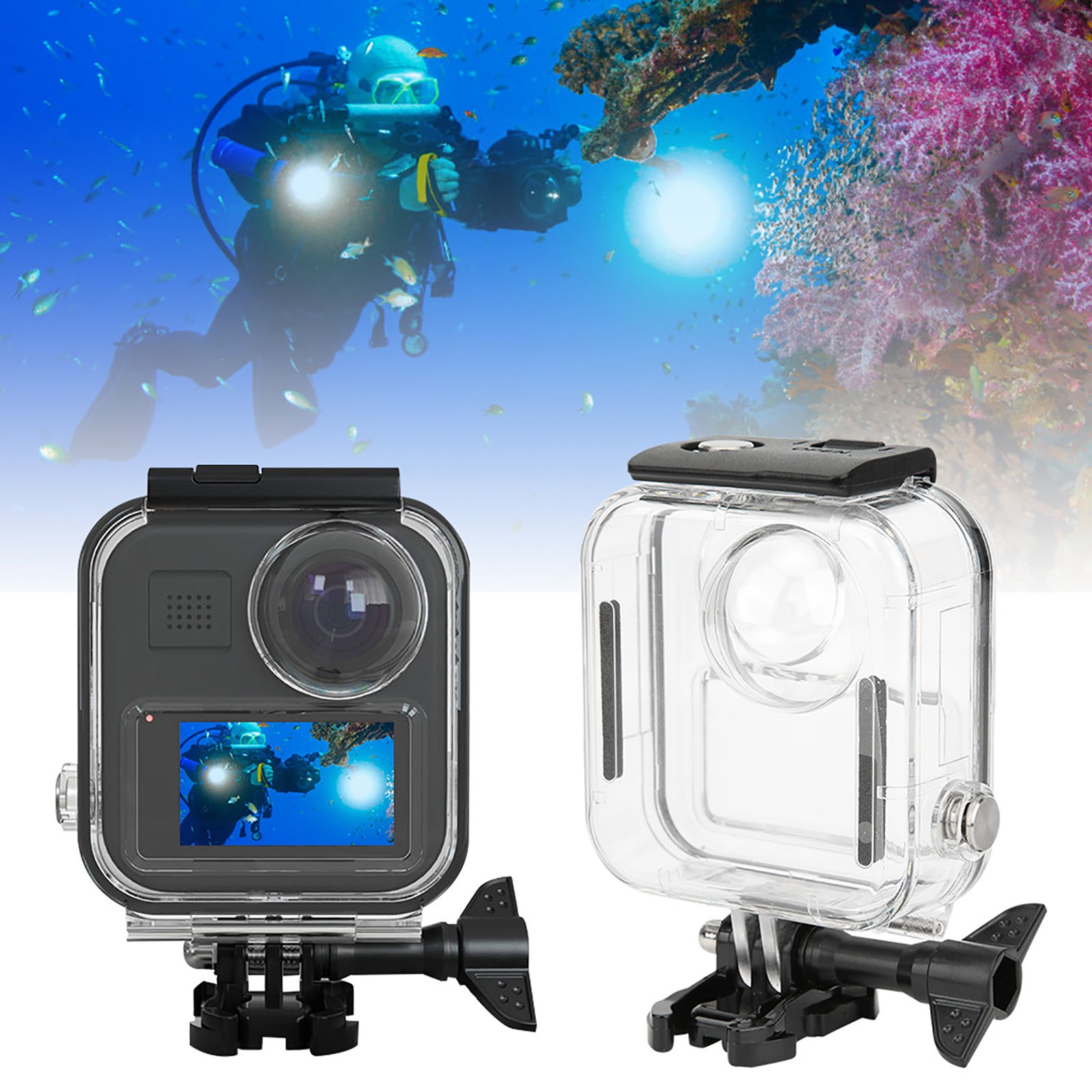 Waterproof Housing Shell Cover Camera Protecting Diving Case For