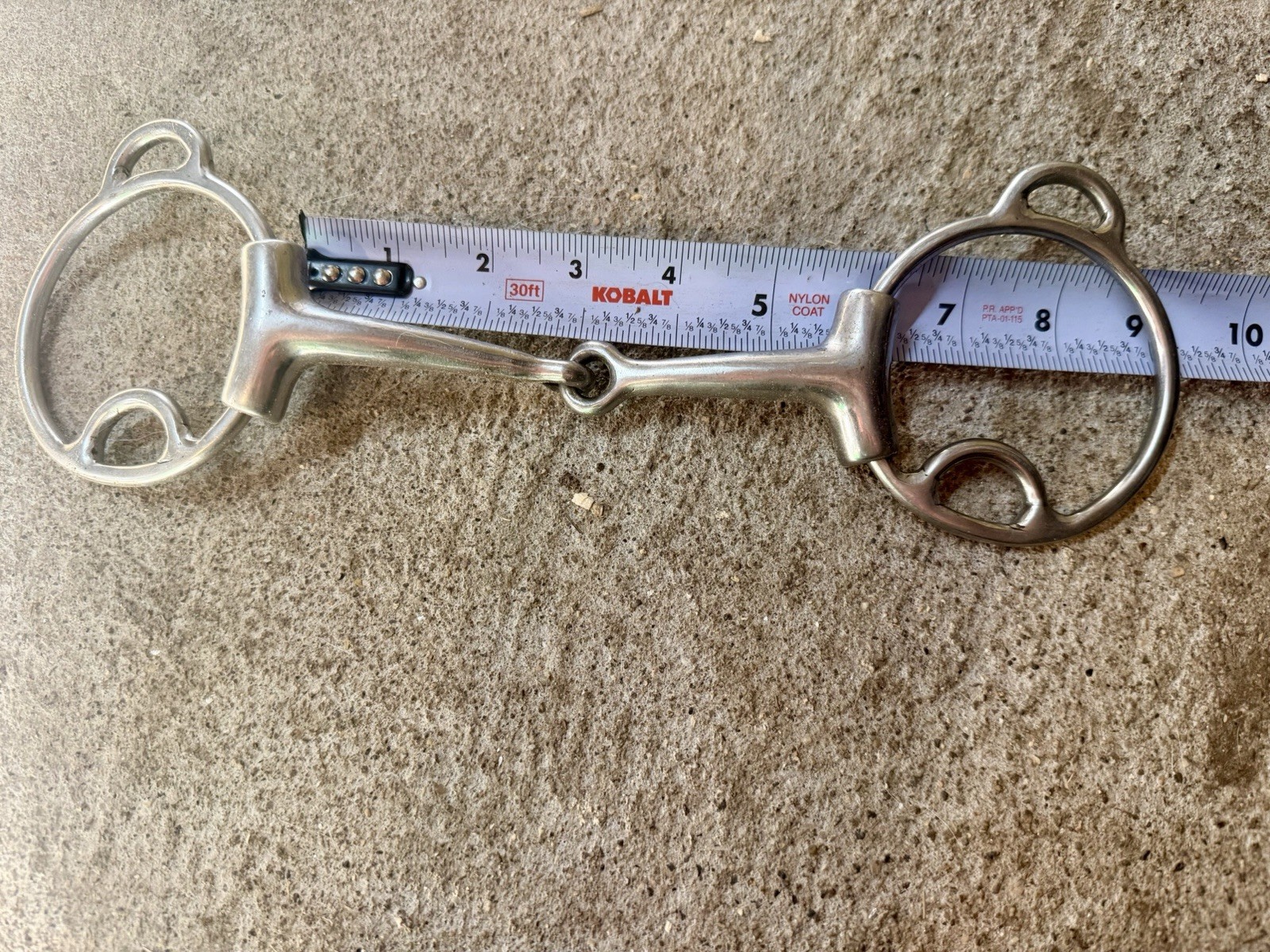 5.5” Abbey England Sleeved Single Jointed Wilkie Gag Bit