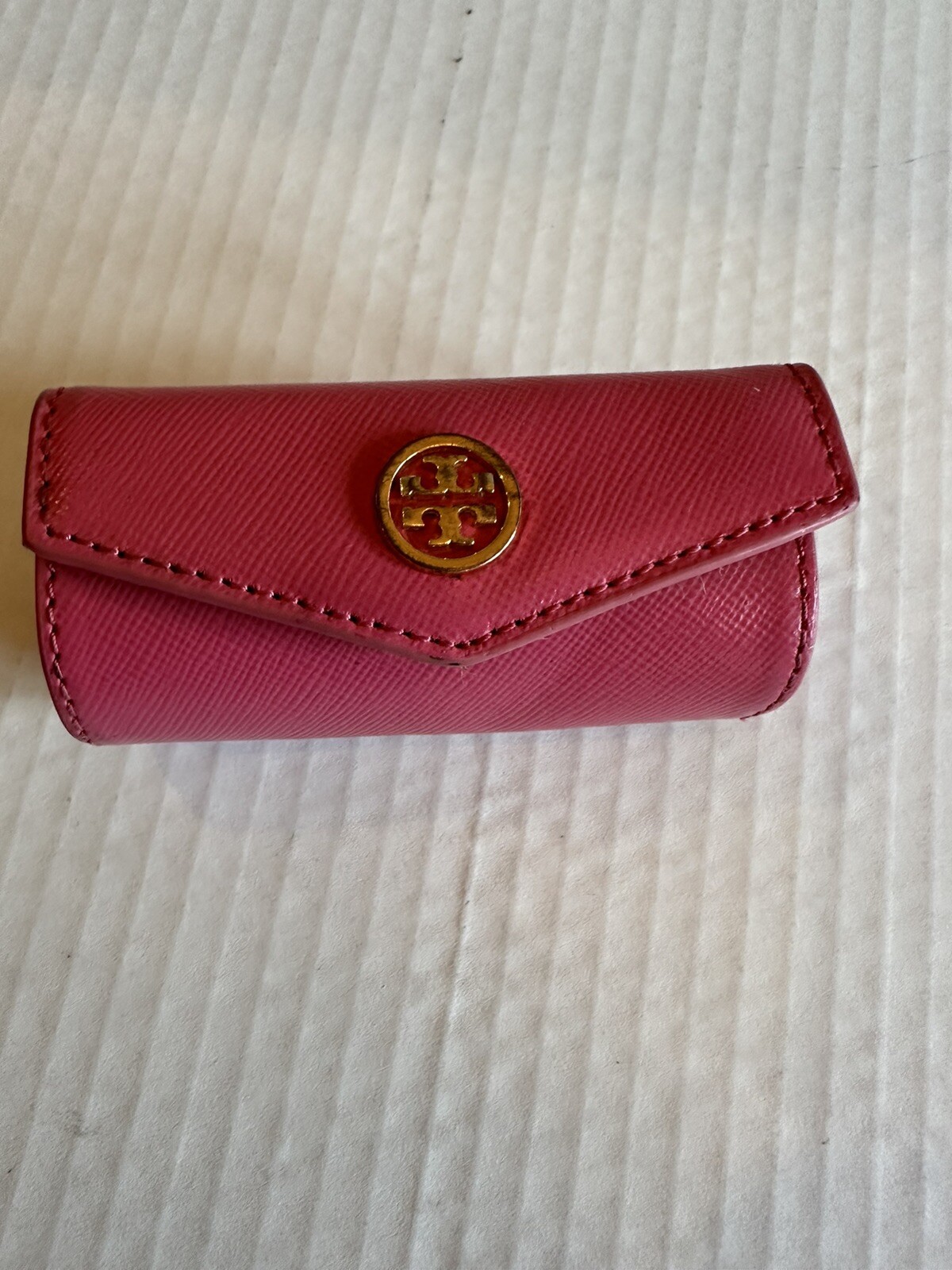 Tory Burch Pink Lipstick Holder with Magnetic Closure