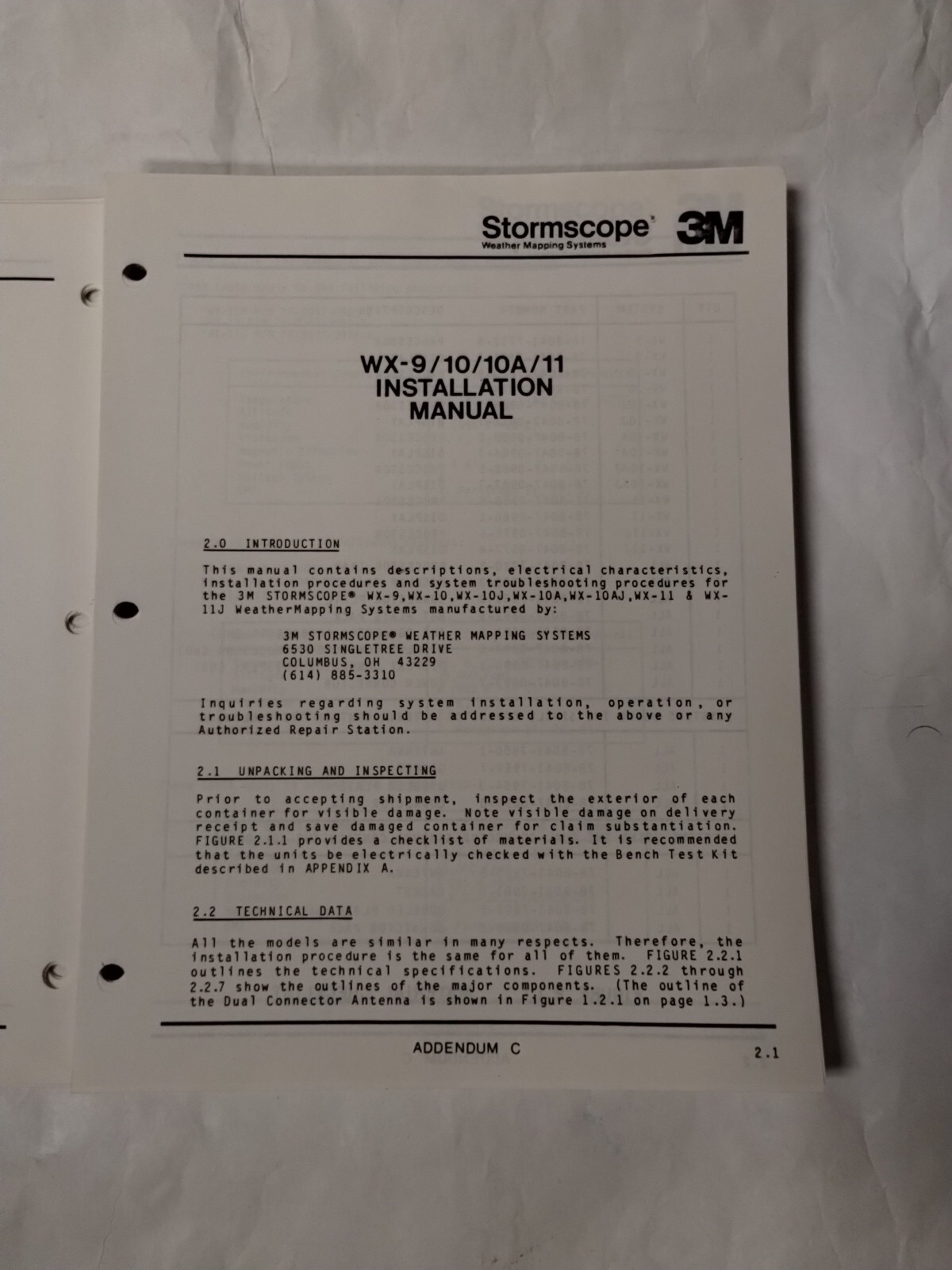 Ryan Stormscope Weather Mapping System WX-8-9-10 Installation Manual-Copy