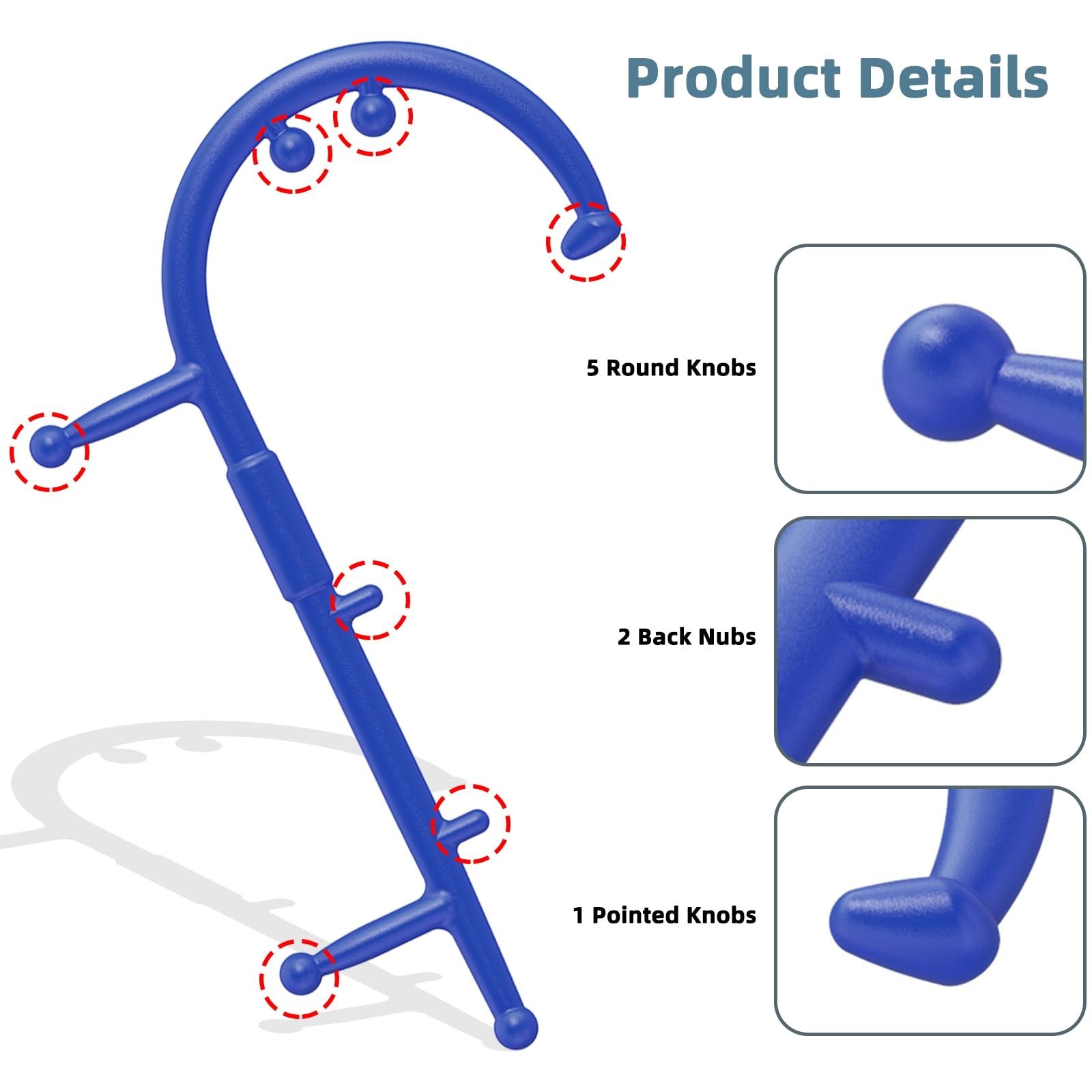 KEINE MARKE Massage Trigger Point Cane Body Deep Tissue Handheld Back, Neck, ...