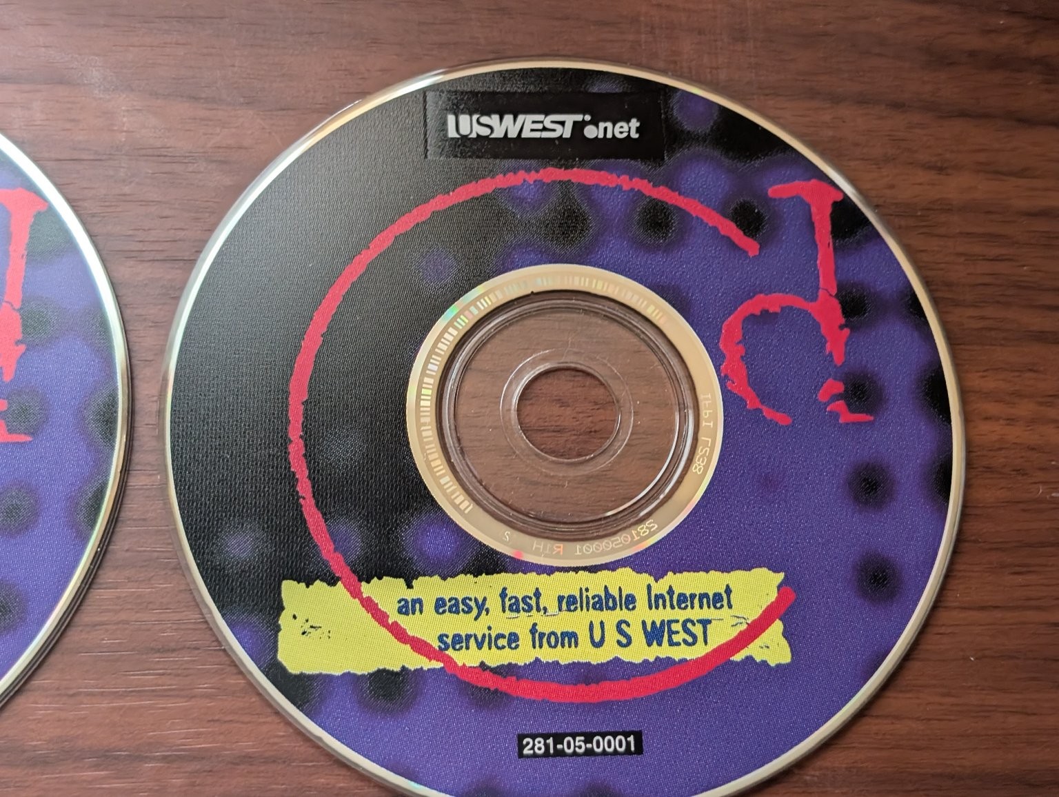 USWEST .net Internet Service Software Lot CD-ROM 2 Discs & Case