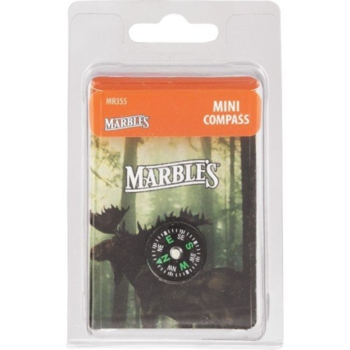 Marbles Mini Compass Glow in the Dark for Camping & Hiking