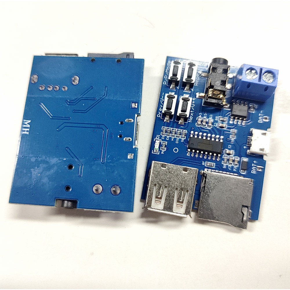 2X Mono MP3 USB Flash Drive Micro SD TF Card Player Decoding Amplifier Board US