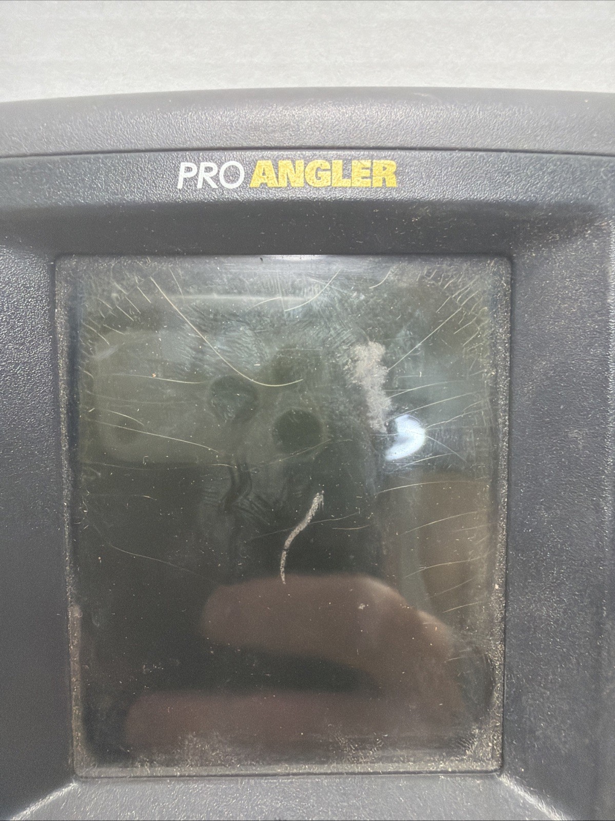 Hummingbird Wide Pro Angler Dual Beam Fishfinder Tracker Untested Head Unit Only