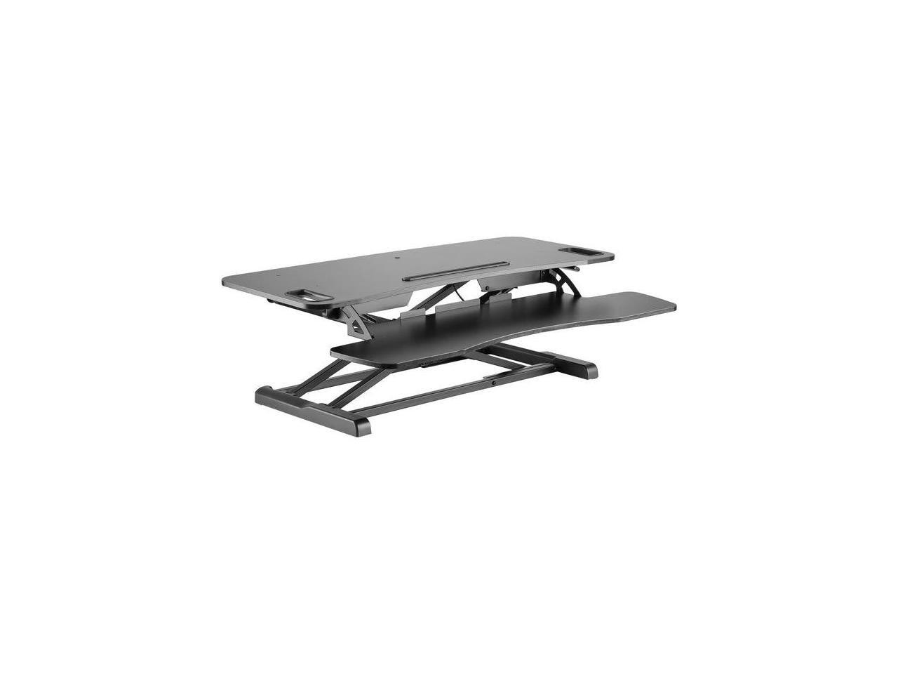 Amer Networks EZRiser36 Height Adjustable Sit/Stand Desk Computer Riser, Dual Mo