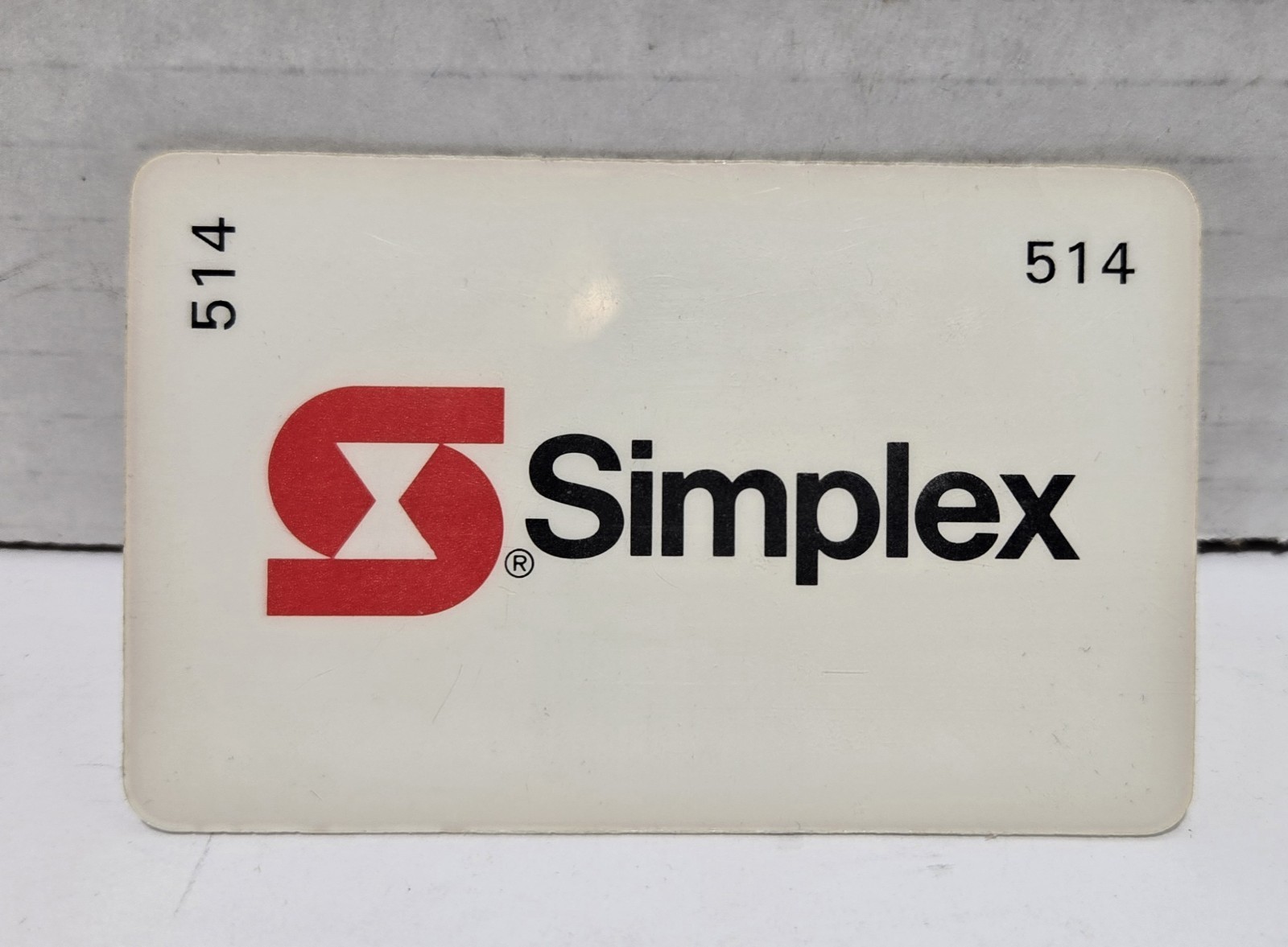 Vintage Rare Simplex TIME RECORDER CLOCK Time Card Access Card?