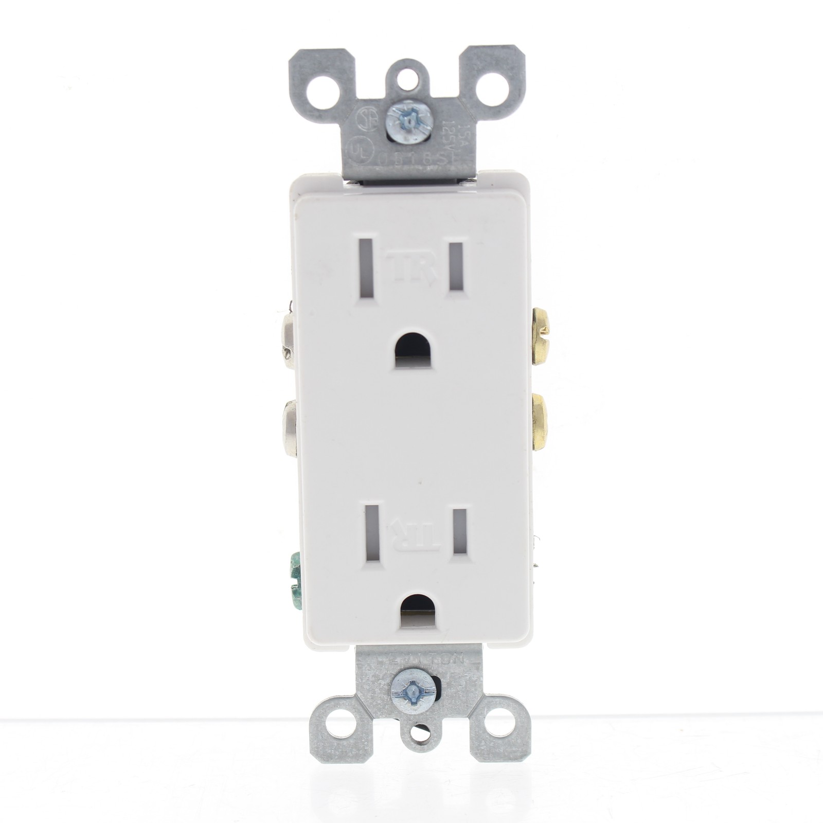 Leviton White SCRATCHED Tamper Resistant Decora Outlet 5-15R 15A T5325-W