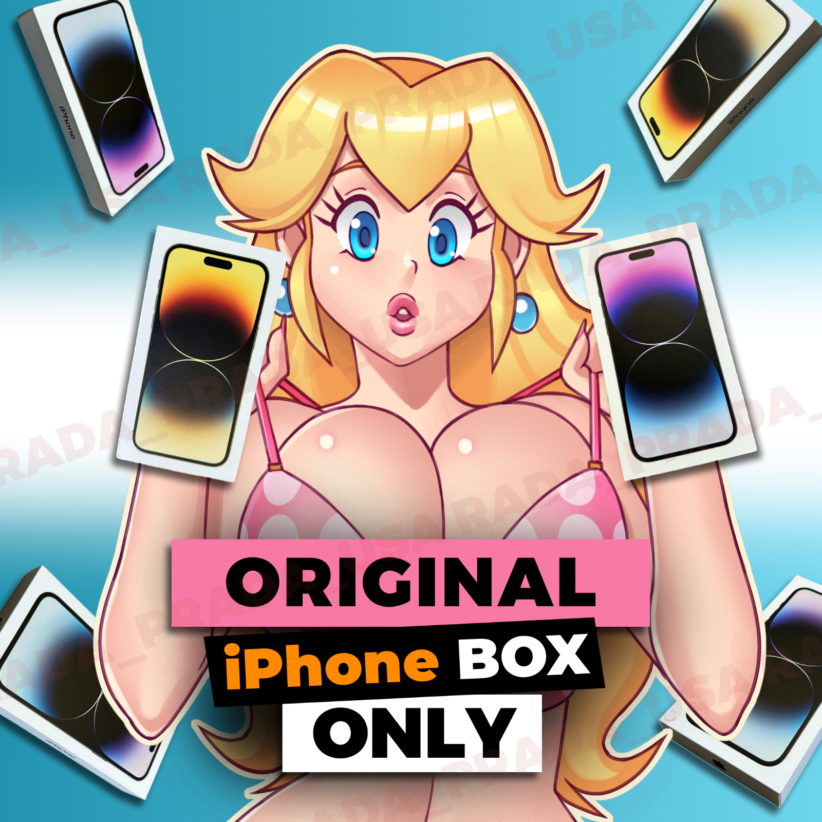 Original iPhone Retail Box with Manual 14 Pro Max Plus Black Gold Silver Gray