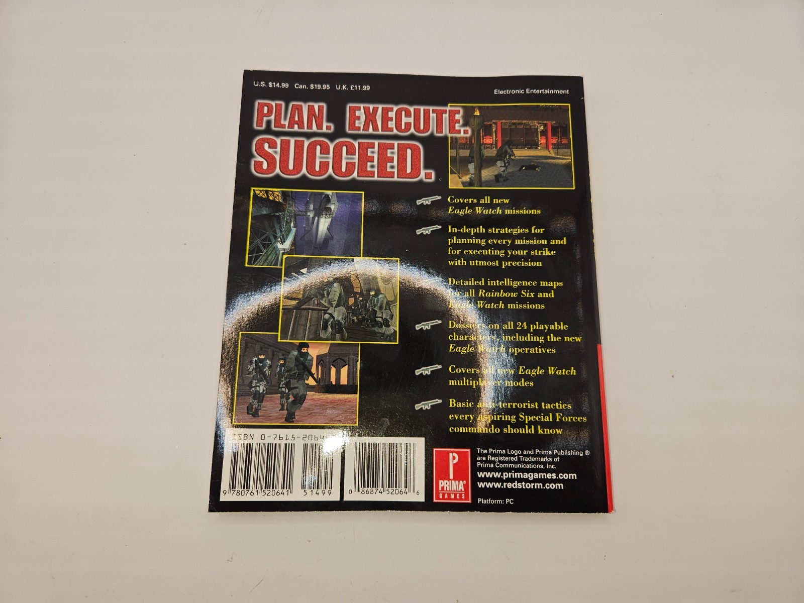 Tom Clancy's Rainbow Six Gold Edition Strategy Guide Prima