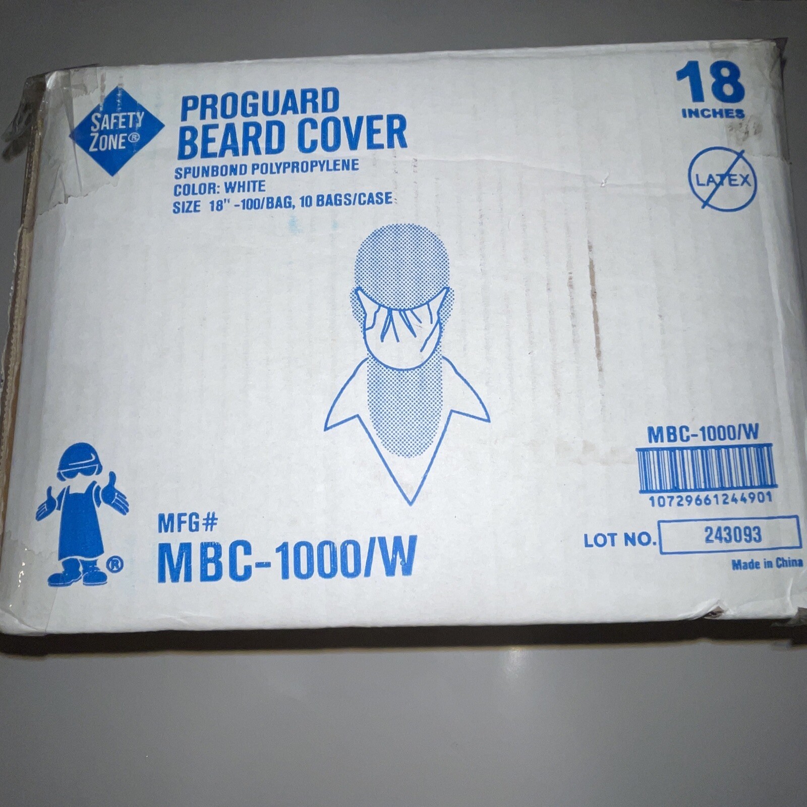 New Malt MBC-1000W Beard Covers - Polypropylene White (1000 Count) Great Bargain