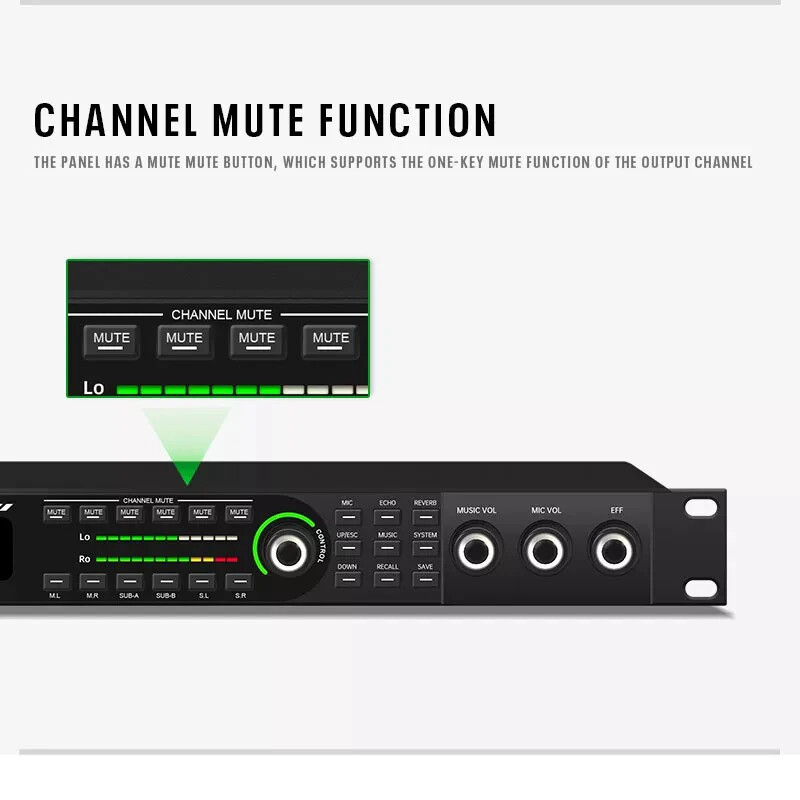 Professional Audio Processor Digital Audio Speaker Management Processor DSP