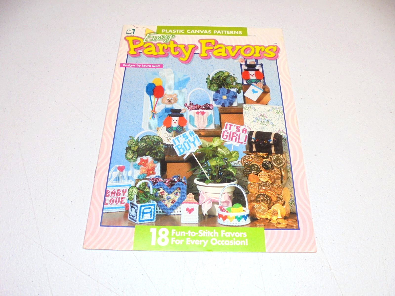Plastic Canvas Party Favors Decorations Pattern Leaflet