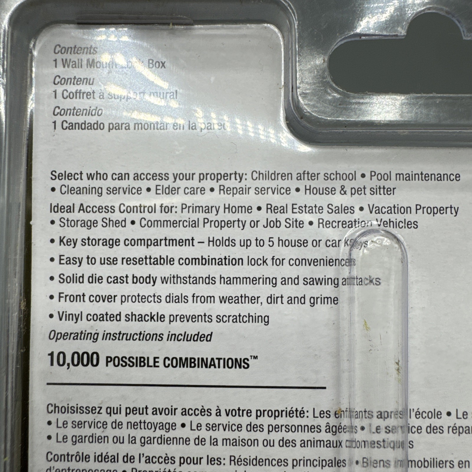 ​Master Lock 5401D Wall Mount Key Safe Lock Box 5-Key Capacity Resettable NEW