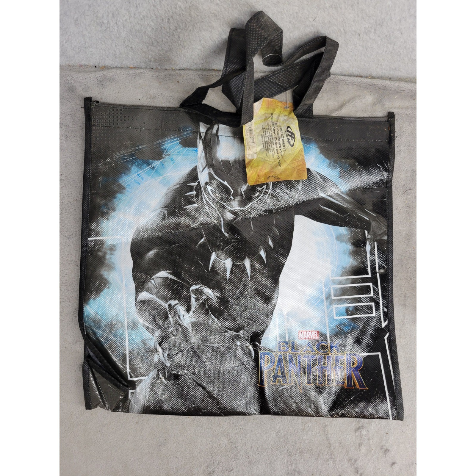 Marvel Black Panther Reusable Grocery Shopping Tote Bag