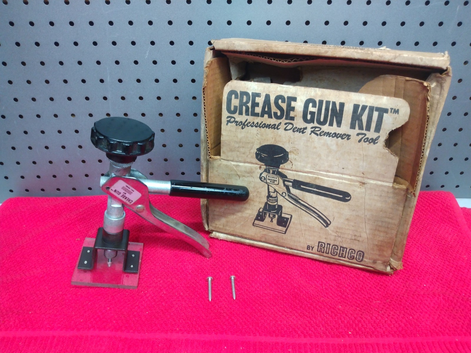 Vtg Richco Crease Gun Kit Model 200 Dent Puller Body Work