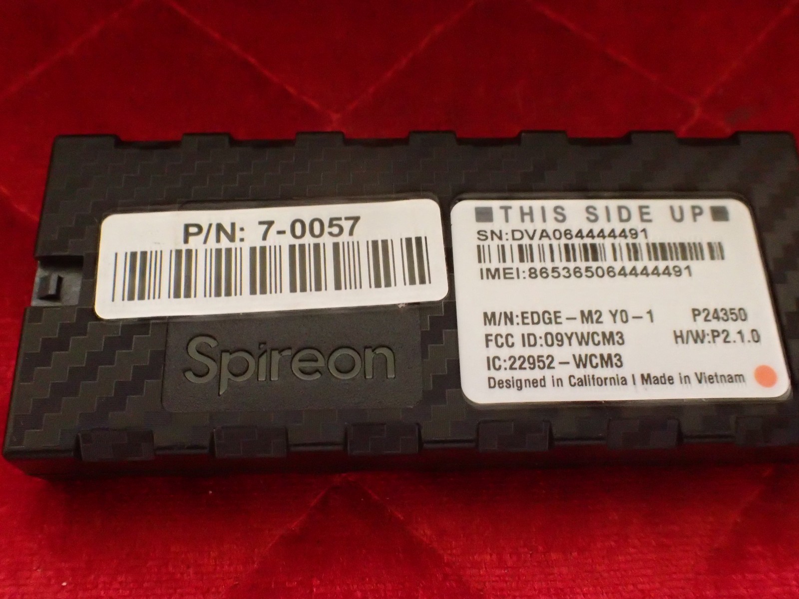 Spireon GPS Vehicle Tracking Device - P/N 7-0057