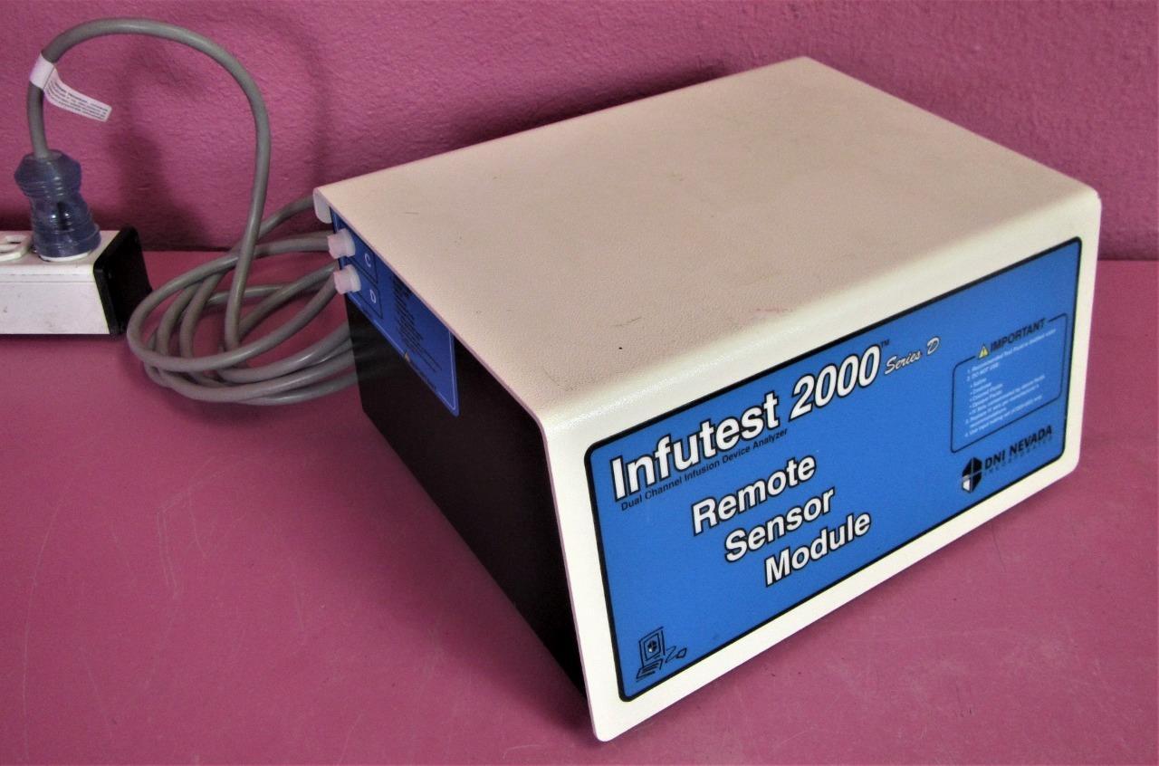 DNI Nevada Infutest 2000 Infusion Device Pump Analyzer Remote Sensor Module