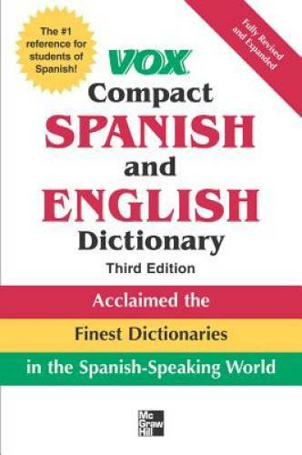 Vox Compact Spanish and English Dictionary, 3rd Edition - Paperback - VERY GOOD