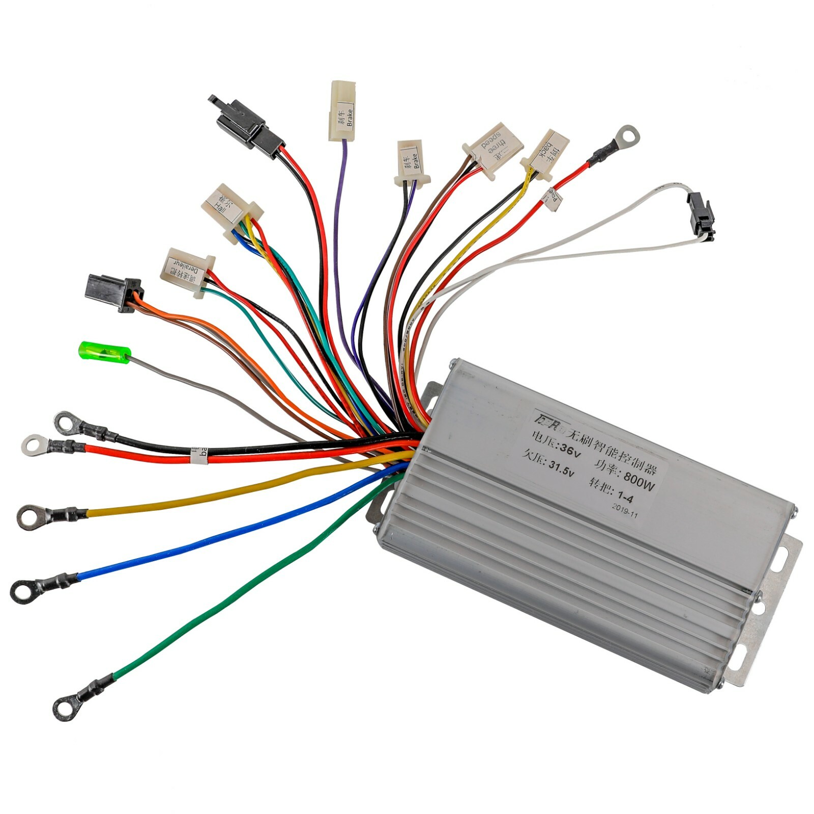 36v 800w Brushless Motor Speed Controller LCD Throttle Reverse EBike Bicycle ATV