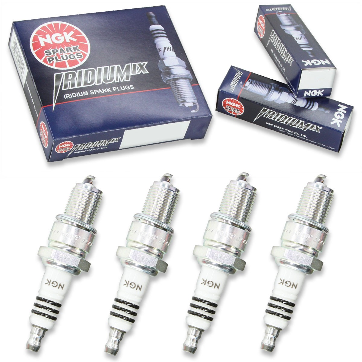 4pcs 06-09 Cobra ECX70 NGK Iridium IX Spark Plugs 70cc 4ci Kit Set Engine pm