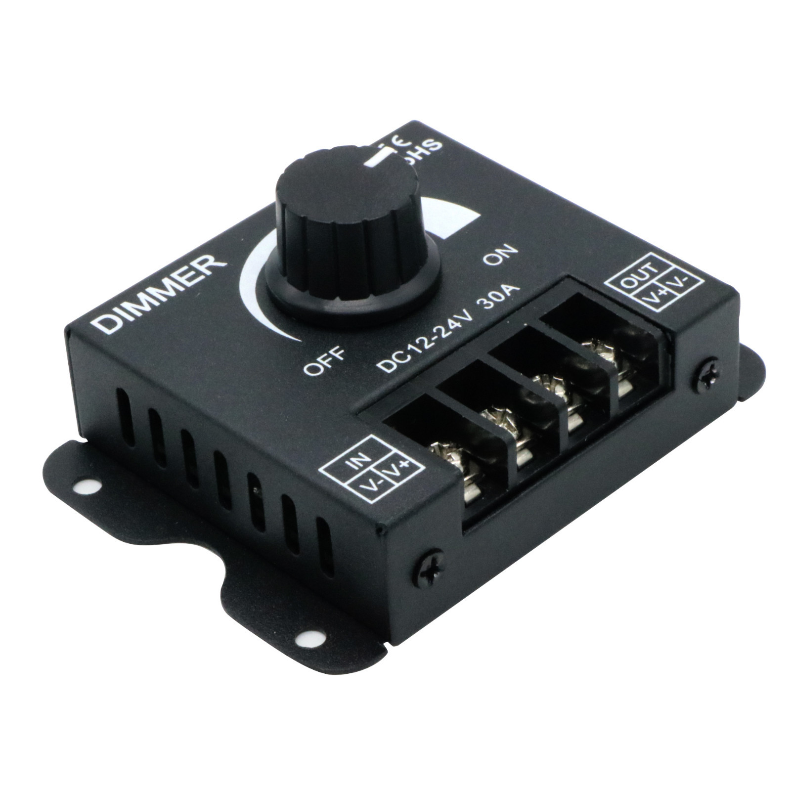Switch Dimmer Knob Controller 30A 360W For Led Strip Single Color DC 12V/24V