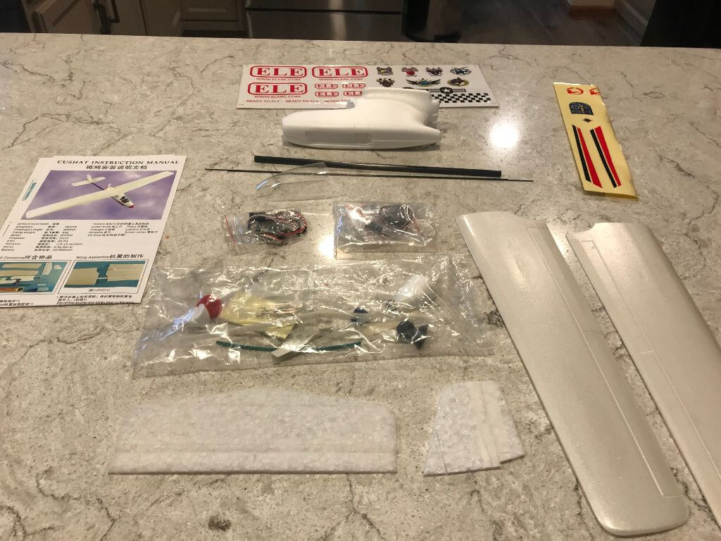 Cushat RC Pusher Glider Airplane - PNP Version