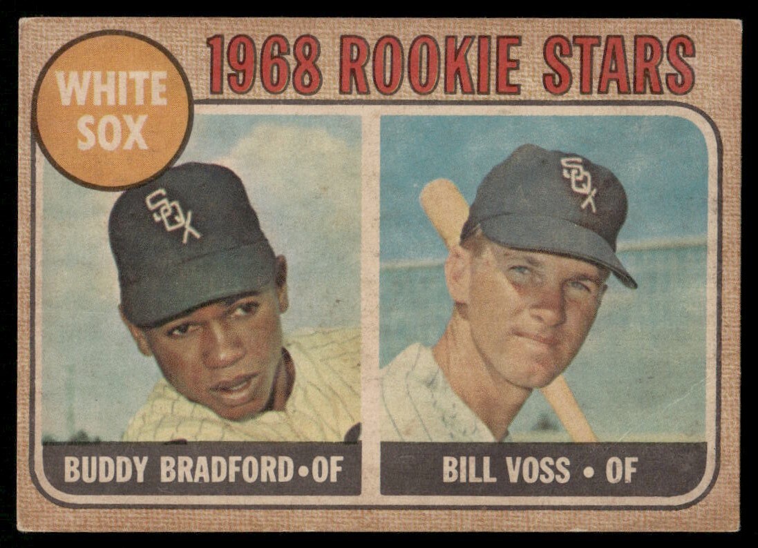 VENEZUELAN WHITE SOX ROOKIE 1968 VENEZUELA TOPPS 142 BRADFORD VOSS RC TPHLC-8294