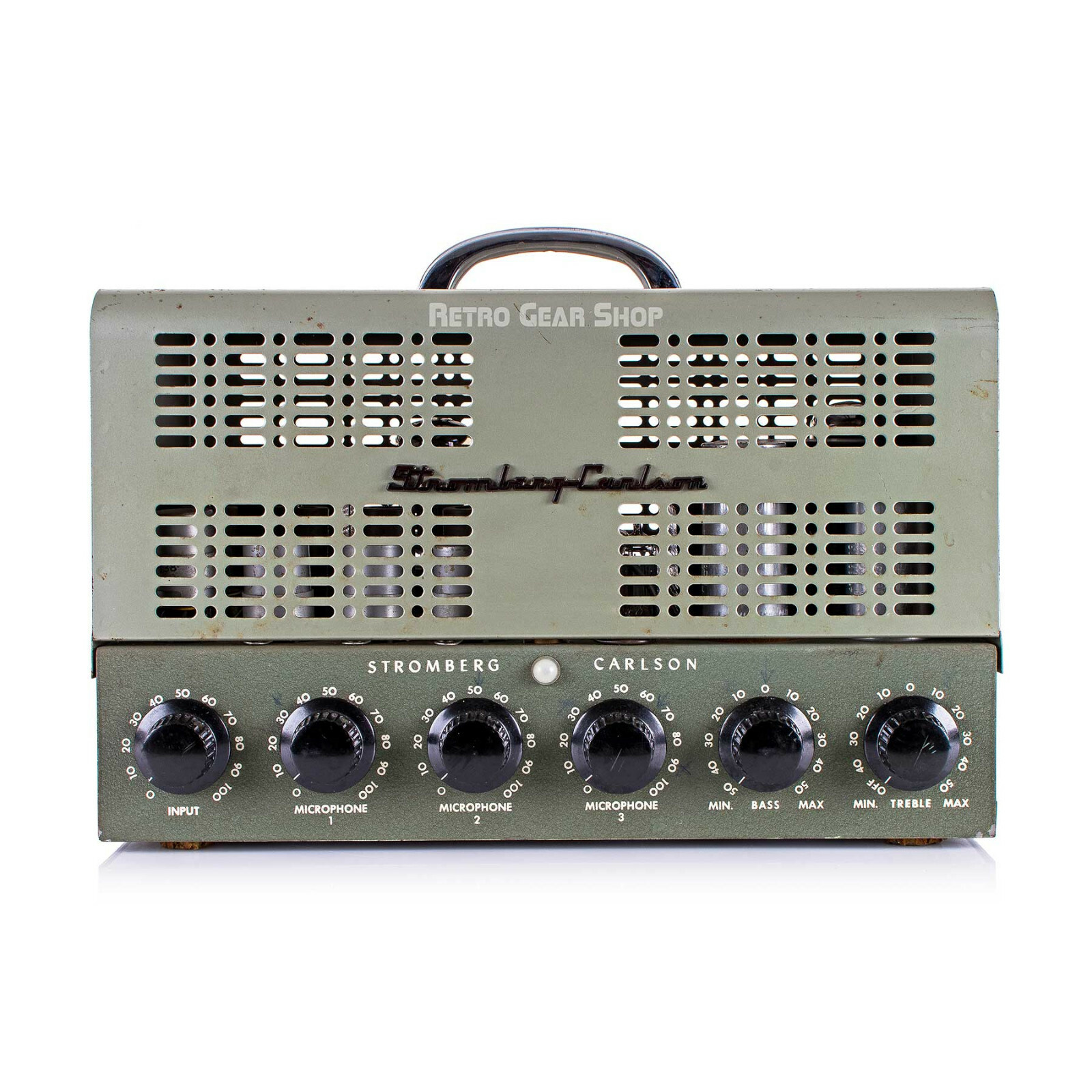 Stromberg Carlson AU 57 Tube Amplifier Head Mic Preamp Vintage Rare Analog AU57