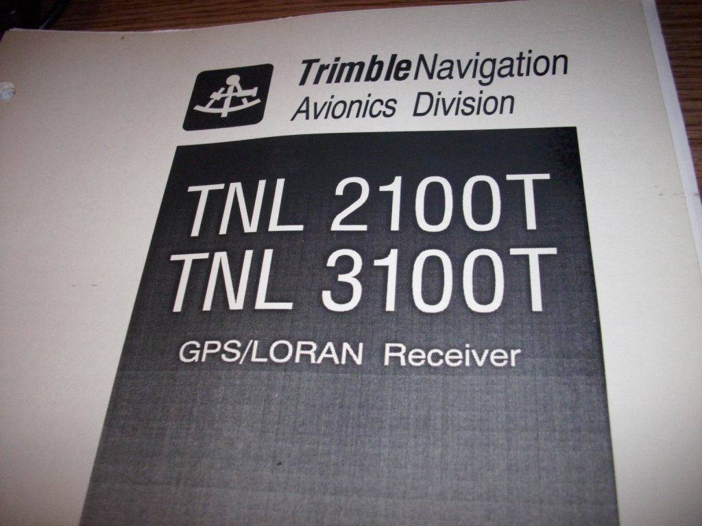 Trimble TNL 2100T & TNL-3100T install & checkout manual
