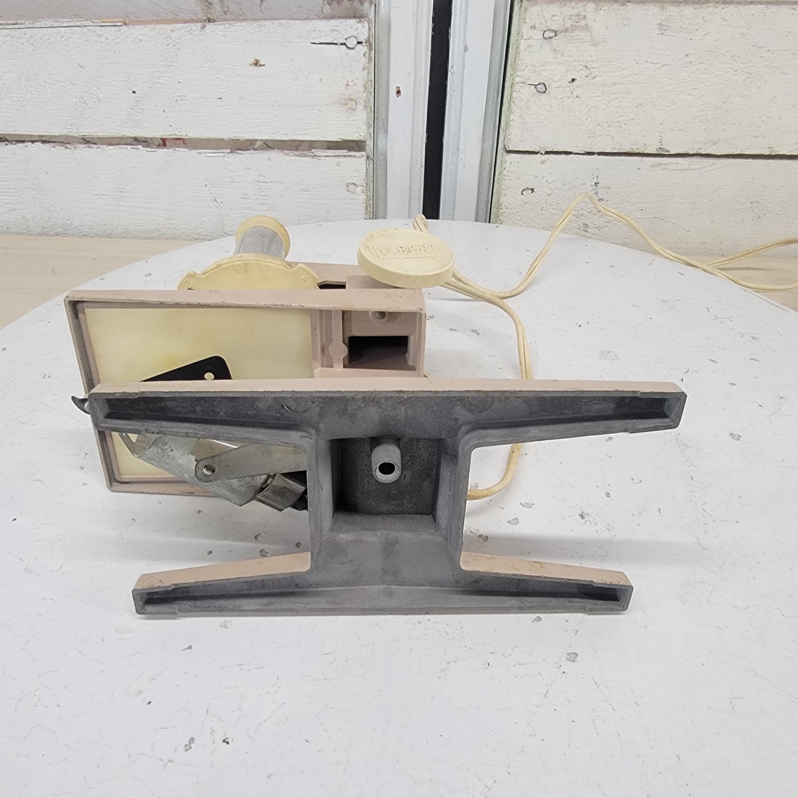 Vintage A.C. Gilbert Illuminated Microscope Working Light Educational USA