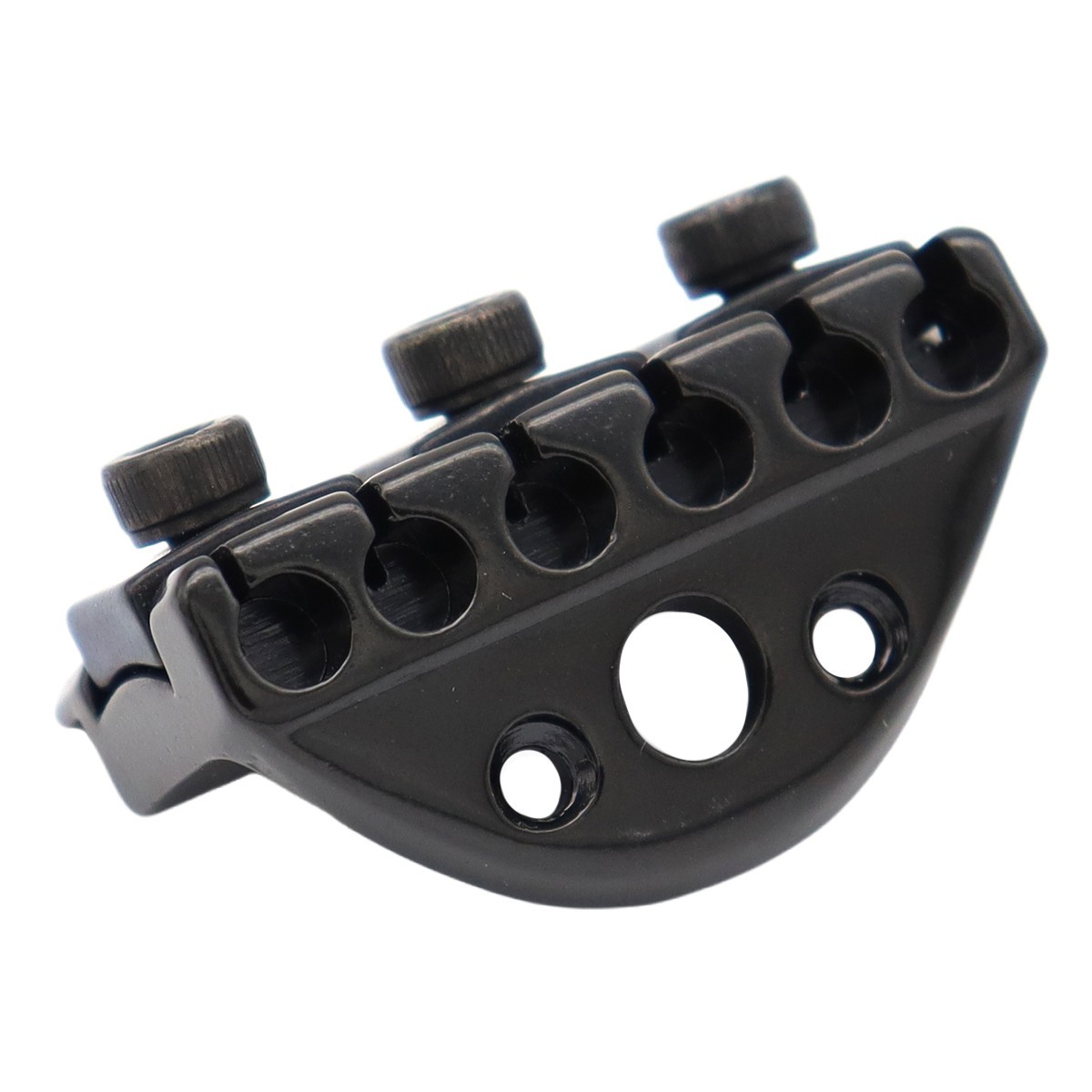 6 String Headless Electric Guitar Roller Tremolo Bridge with String Locks Black