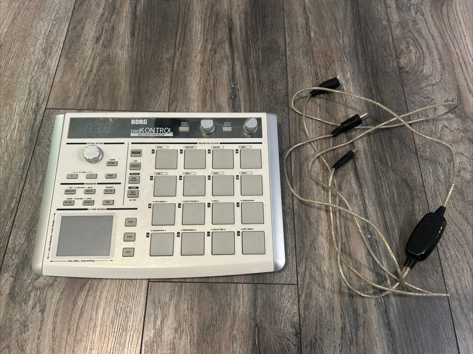 KORG Drum pad padKONTROL 16-Channel MIDI Studio Controller KPC-1 producer beats