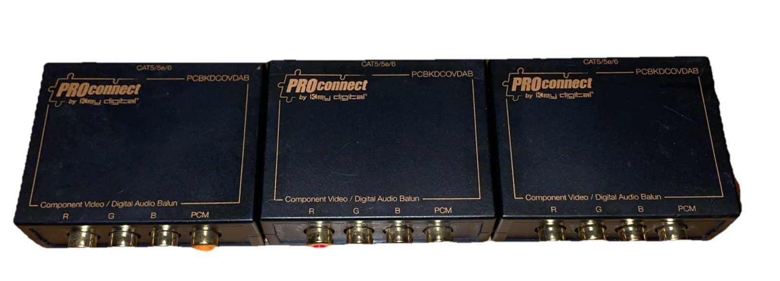 x3 Pro Connect by Key Digital PCBKDCOVDAB CAT5/5e/6 Component / Digital Audio