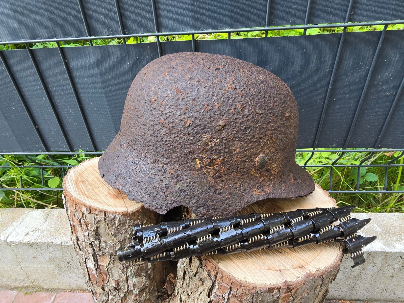 WW2 Accessories from the German bunker rare relic.