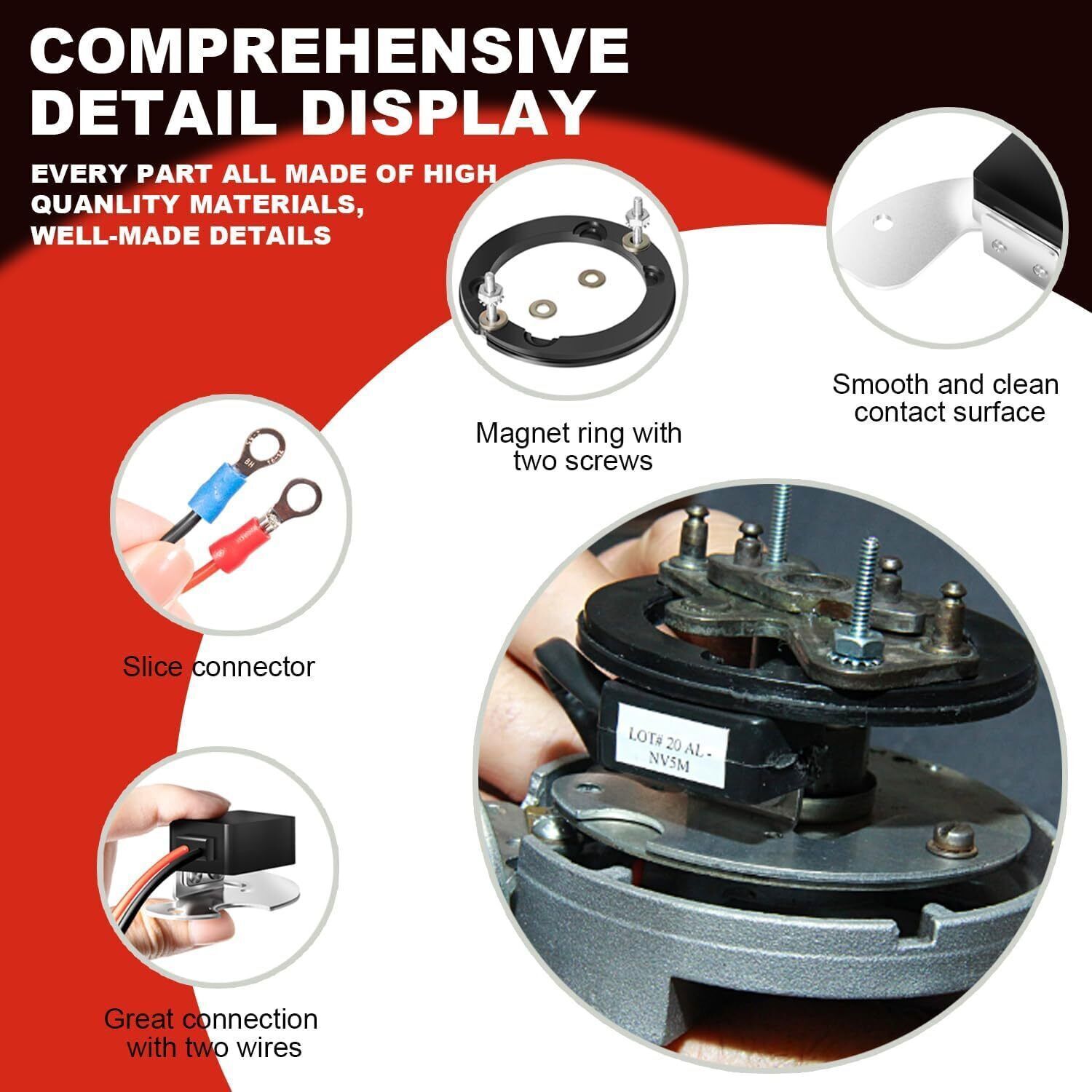 for 1181 Pertronix Ignitor Electronic Ignition Conversion for Delco 8 Cylinder