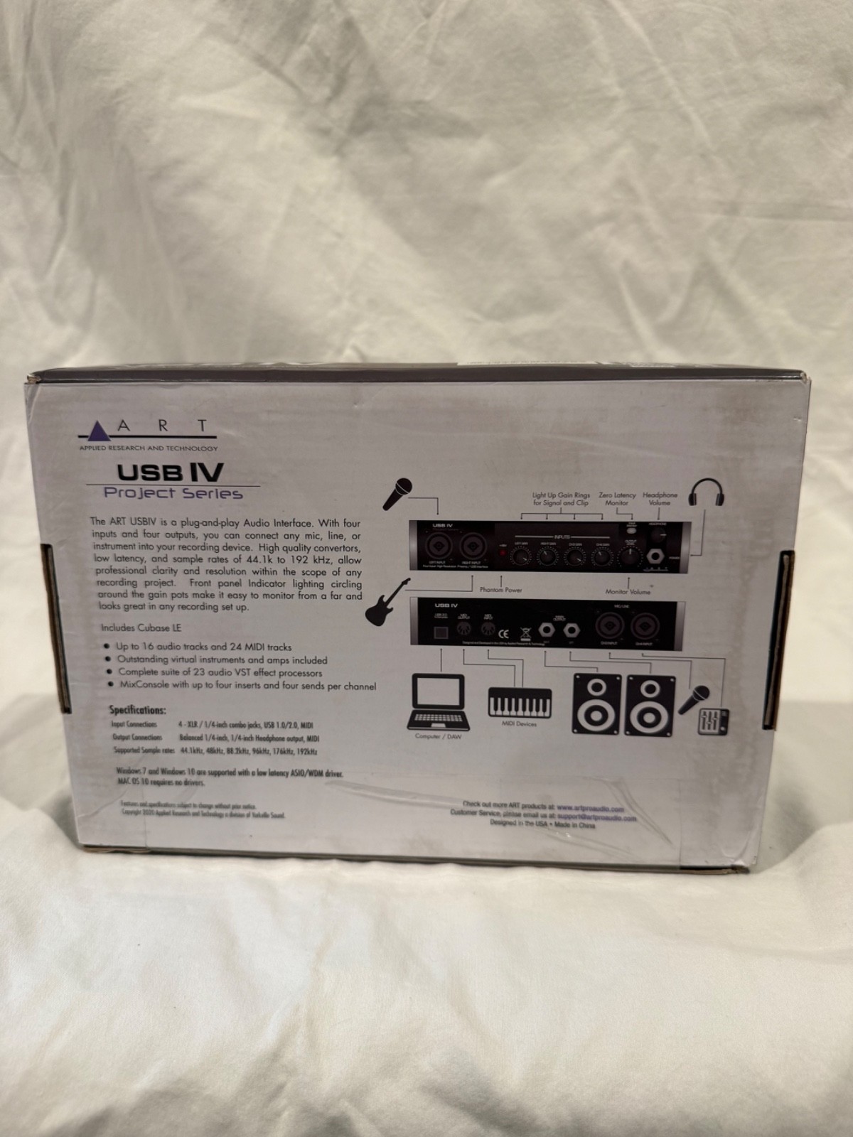 ART USB IV 4x4 USB Audio Interface