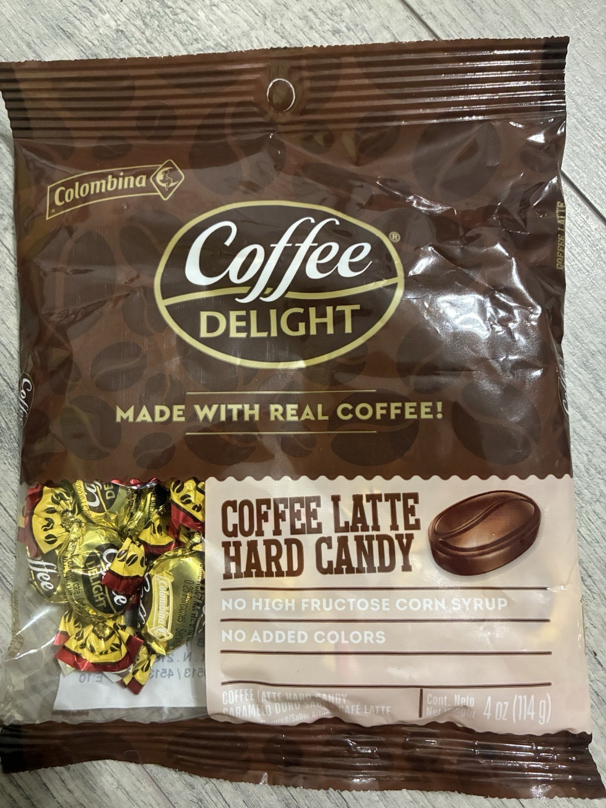 Colombina Coffee Delight Coffee Latte Hard – Coffee Delight – Real Coffee Flavor