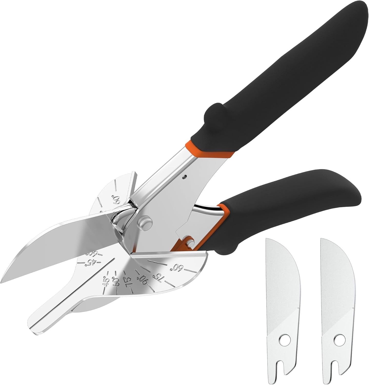 GARTOL Miter Shears, 45°-135° Adjustable Multi-Angle Cutter with 2 Blades