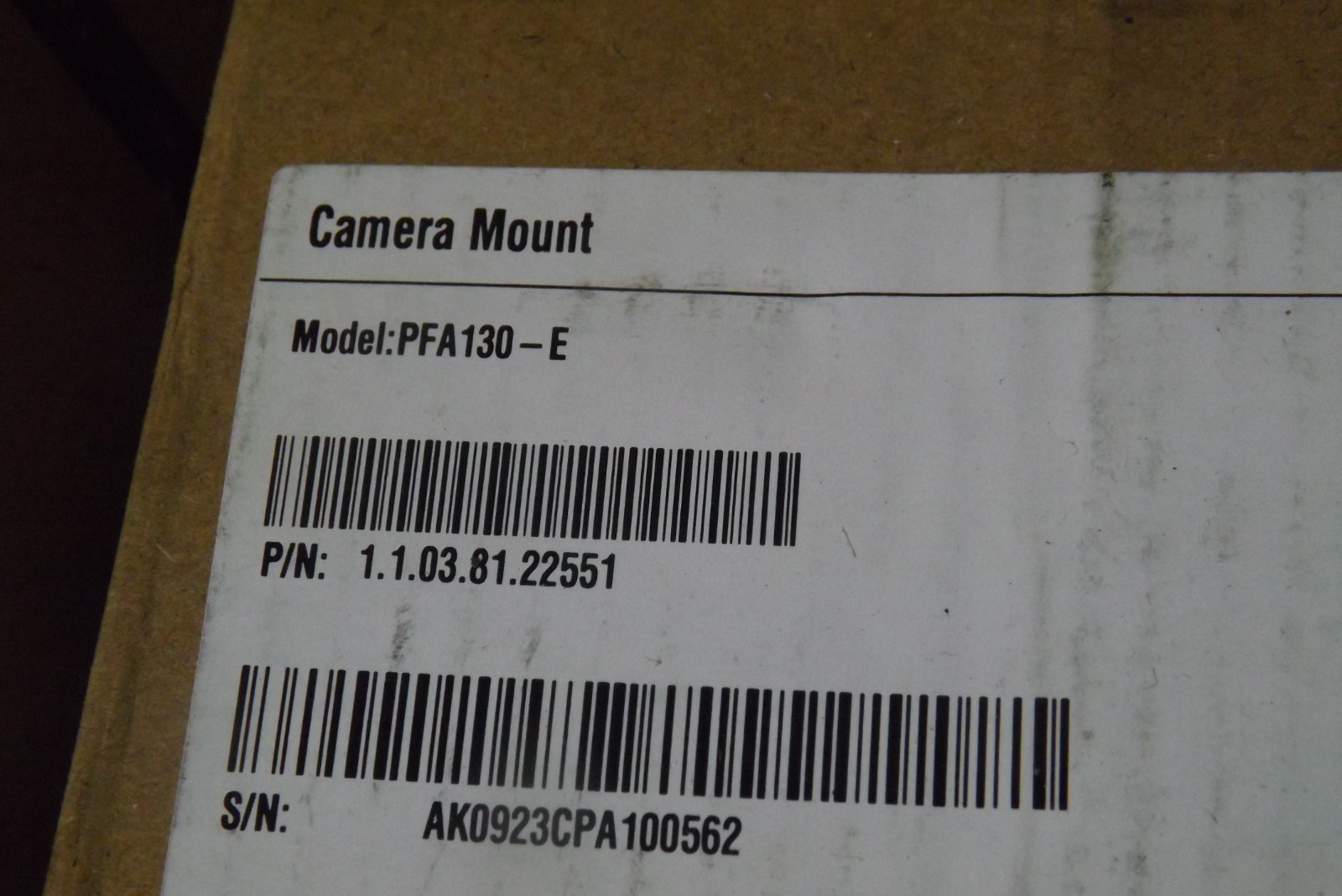 Dahua PFA130-E Junction Box Bracket - White Lot of Two